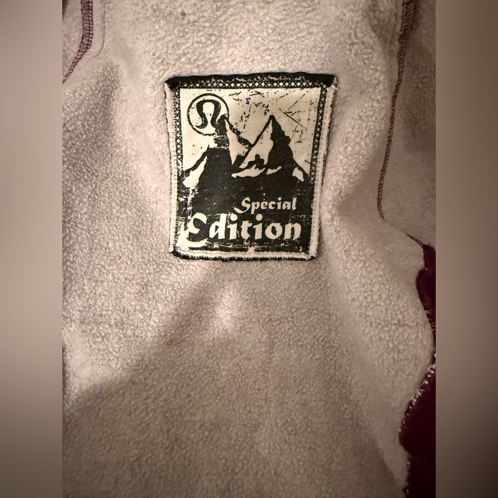 Special Edition Lululemon Scuba Hoodie Zip Up Sweatshirt 6 Plum Purple Fair Isle - Picture 8 of 11